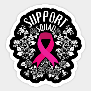 Support squad - Breast Cancer Sticker